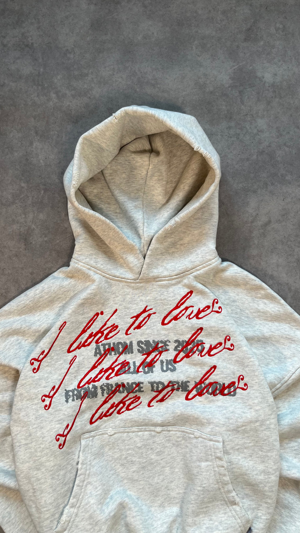 HOODIE "I LIKE TO LOVE" - PRECOMMANDE