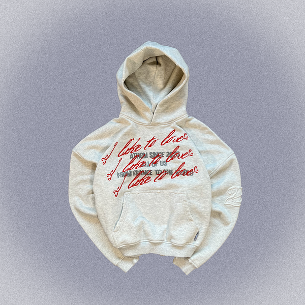 HOODIE "I LIKE TO LOVE" - PRECOMMANDE